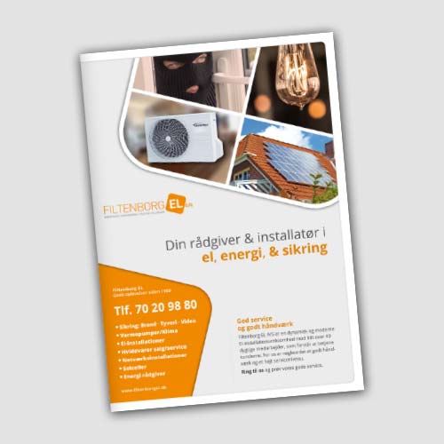 A5 folder for Filtenborg EL.