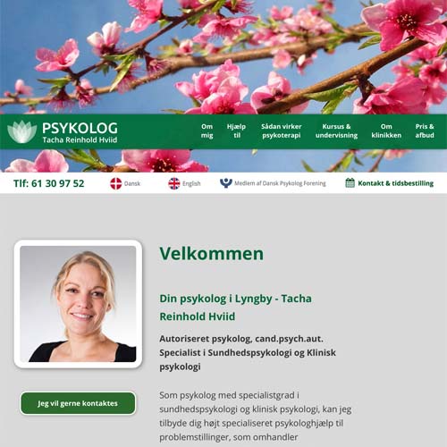 Sundhedspsykolog<br>www.sundhedspsykolog.dk